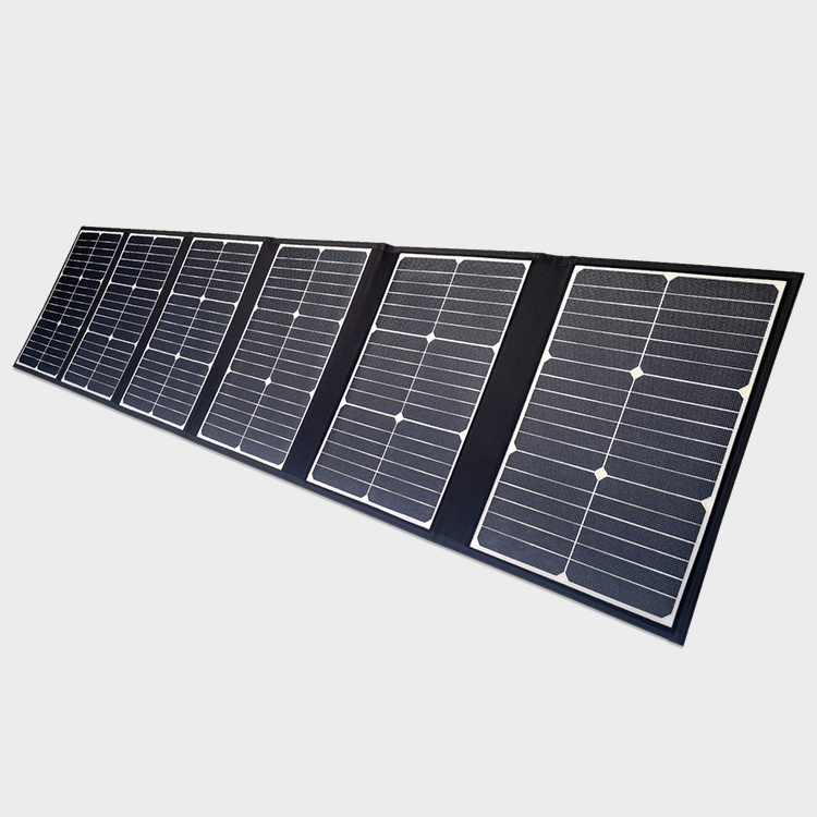120W 6Folds ETFE Sunpower Foldable Outdoor Portable Solar Panel