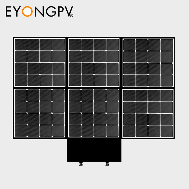 300W 6Folds Sunpower Mono Foldable Folding Portable ETFE Solar Panel Kit