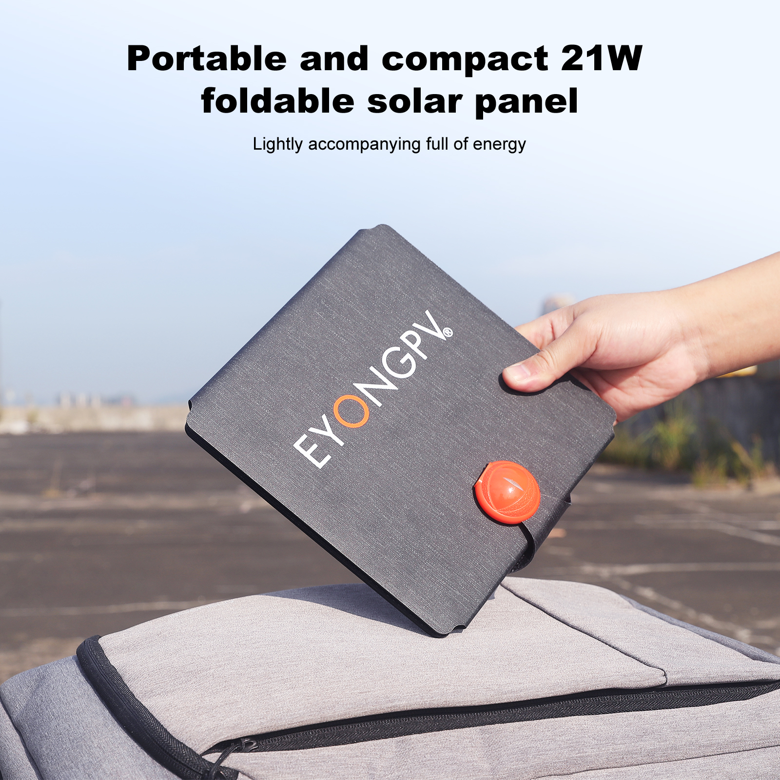 21W 3Folds ETFE Foldable Folding Portable Solar Panel Charger